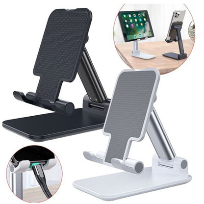 Metal Desk Stand, Adjustable & Foldable (iPhone/iPad)