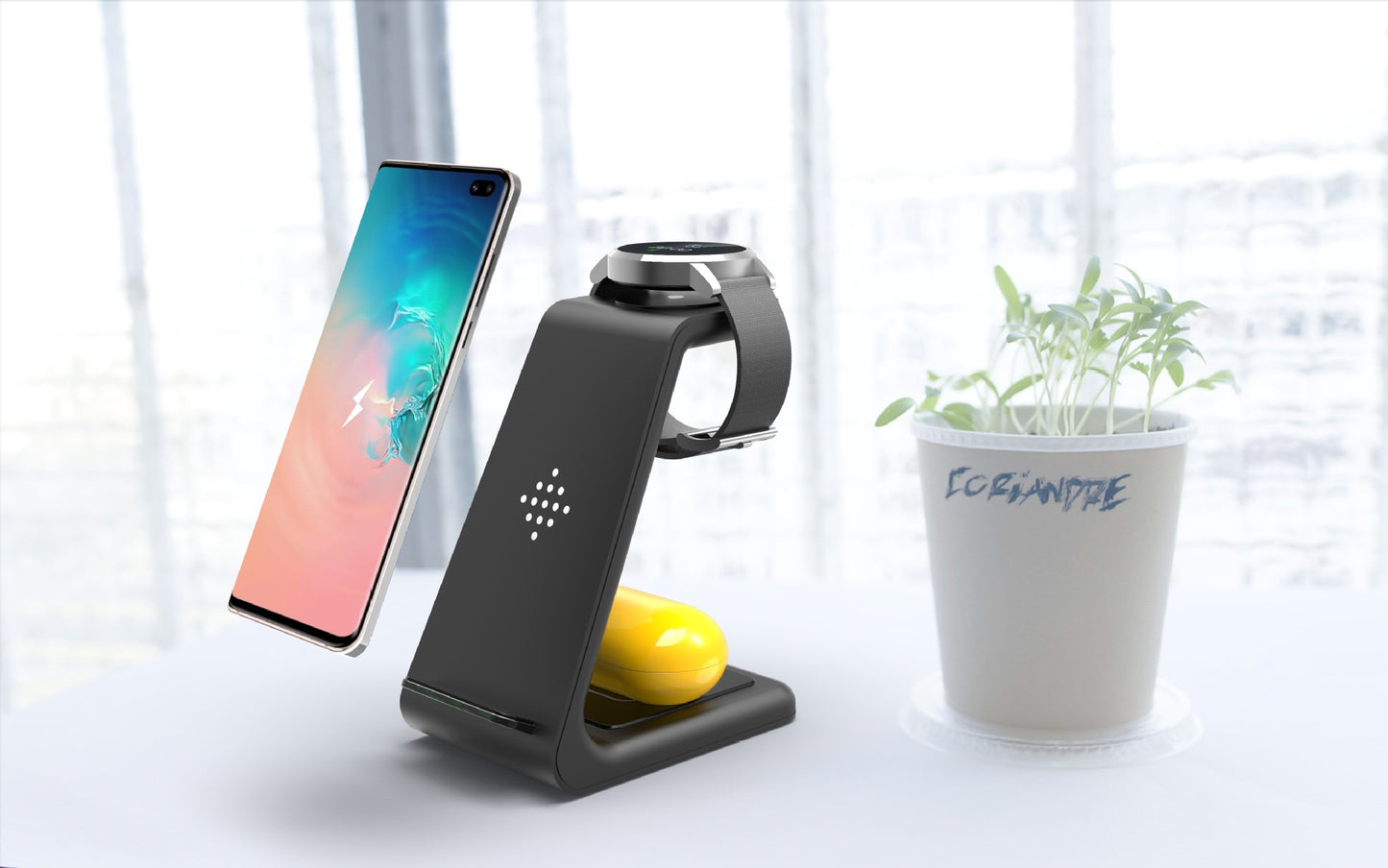 3 In 1 Fast Charging Station Wireless Charger Stand