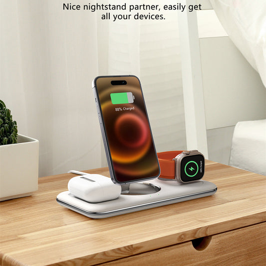 Folding Magnetic Wireless Charger, Charger Desktop Bracket