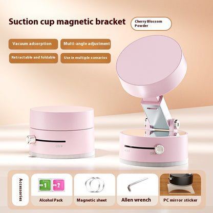 Magnetic Car Phone Stand, Hands-Free, Foldable