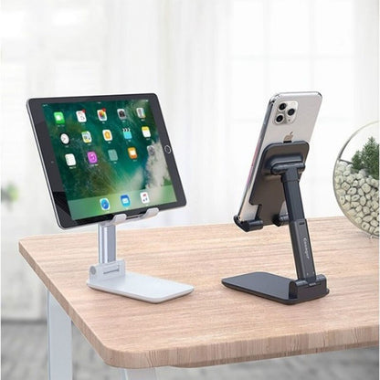 Metal Desk Stand, Adjustable & Foldable (iPhone/iPad)
