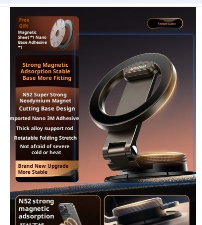 Magnetic Folding Car Phone Holder